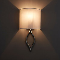 Inlight Truly White Chrome effect Wall light