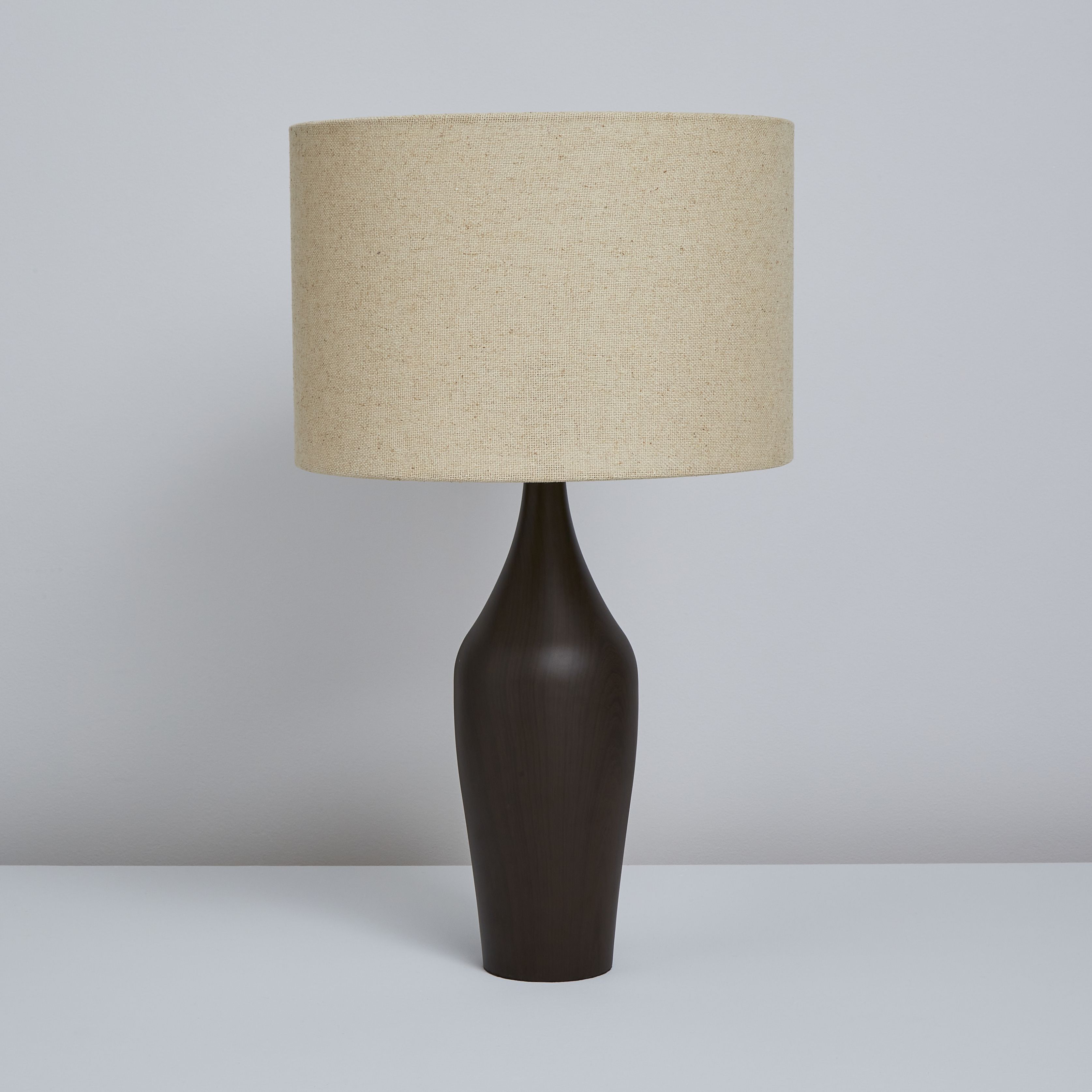 Inlight Vesta Printed natural Wood effect Table lamp