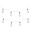 Inlight Vintage Solar-powered Warm white 10 LED Outdoor String lights