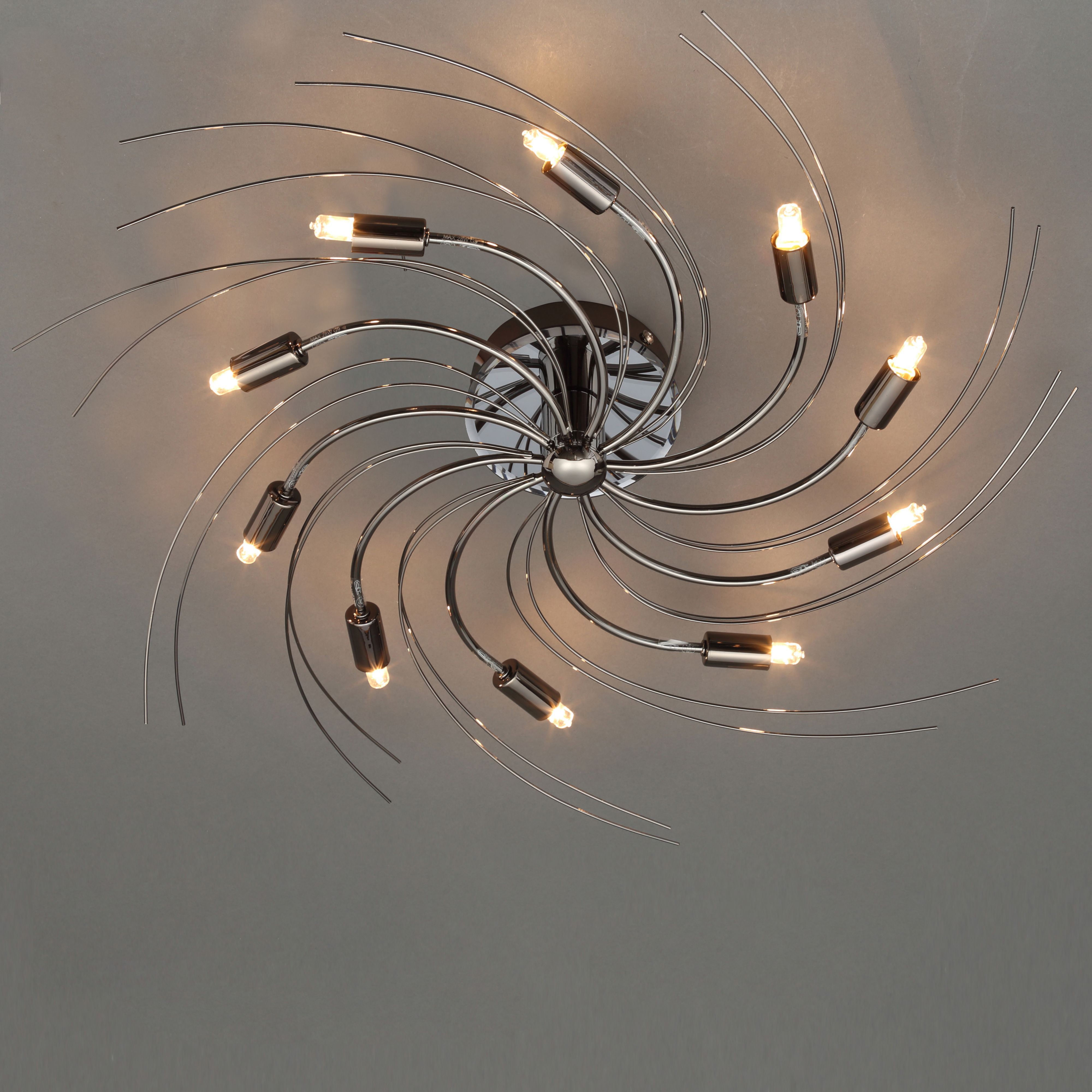 Spiral 5 light ceiling hot sale fitting