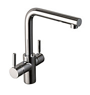 InSinkErator 3N1 Chrome effect Filtered steaming, hot & cold water tap