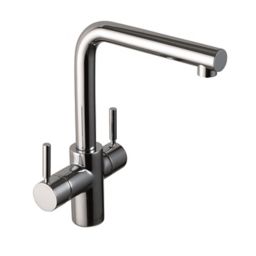 InSinkErator 3N1 Chrome effect Filtered steaming, hot & cold water tap