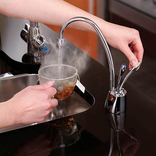 InSinkErator Chrome effect Filtered hot & cold water tap