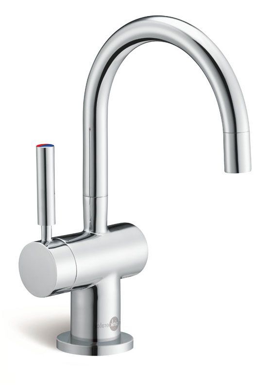 InSinkErator Chrome effect Filtered steaming, hot & cold water tap