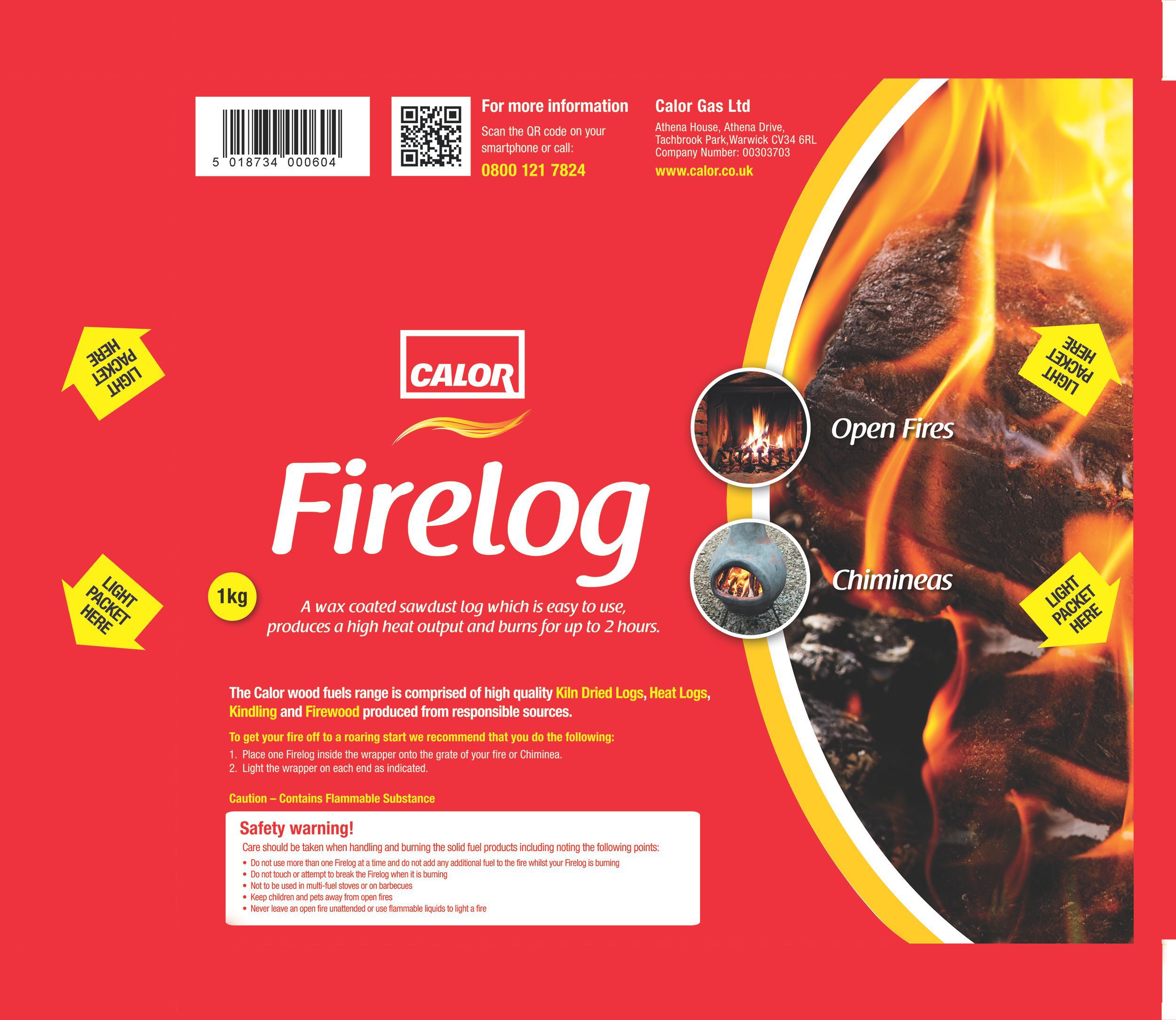 Instant light firelog | DIY at Bu0026Q