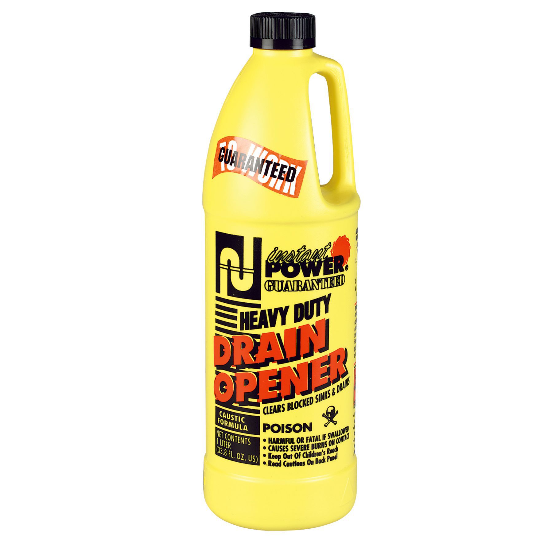 Heavy Duty Drain Opener (Yellow Bottle) - Instant Power