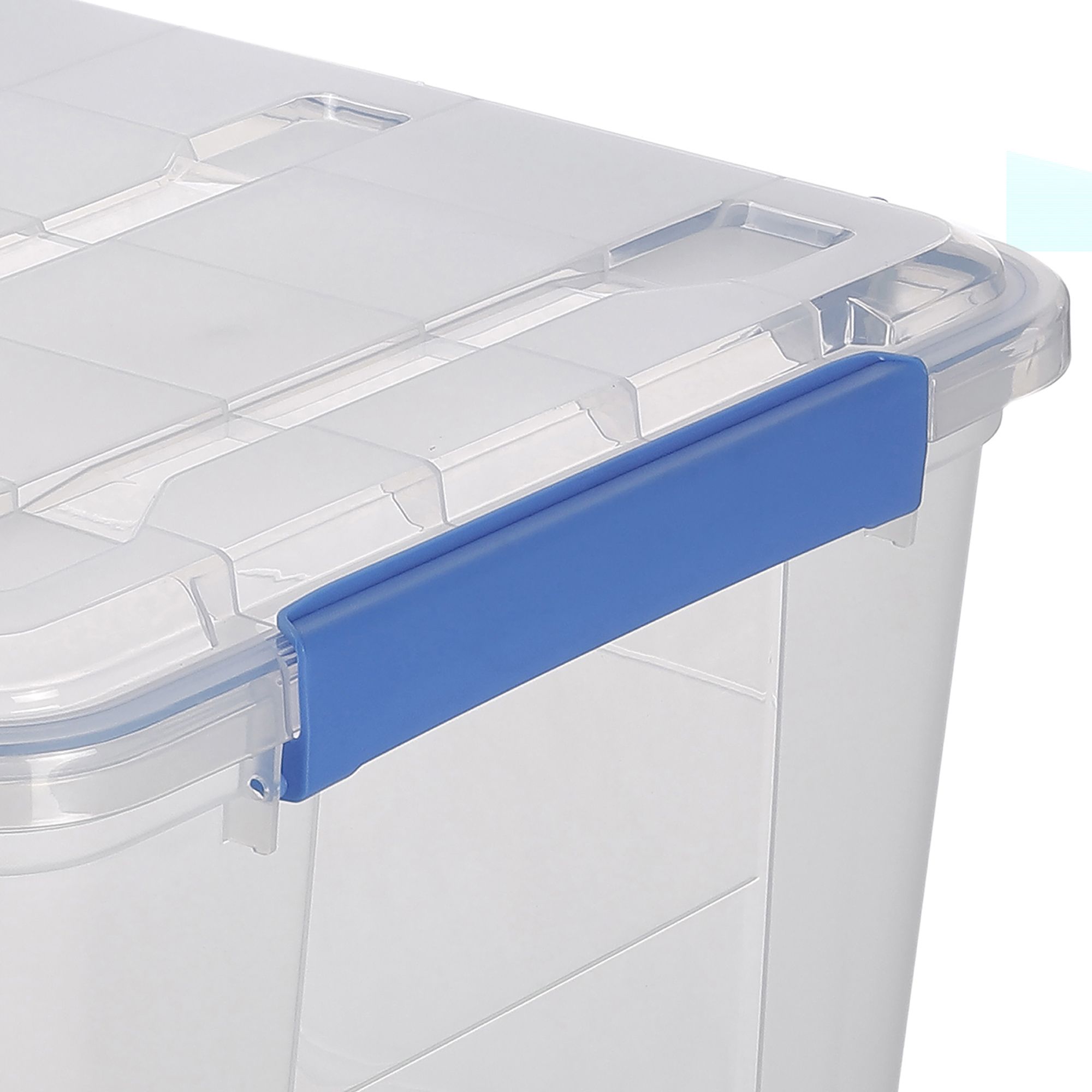 IP67 Heavy duty Clear 32L Medium Plastic Stackable Storage box & Lid