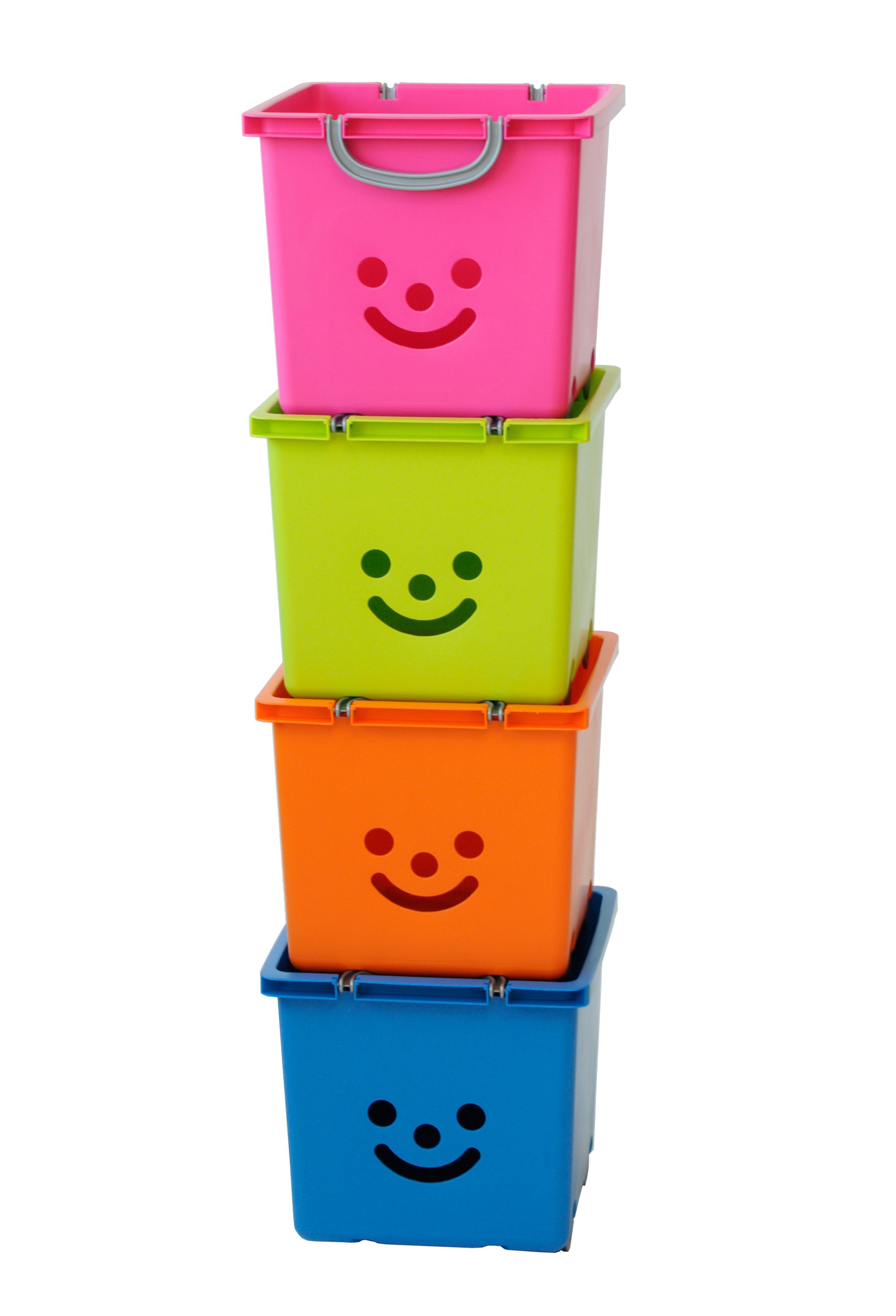 Childrens storage deals boxes with lids