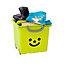 Iris Children's smiley Green 30.6L Plastic Stackable Storage box