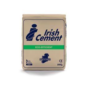 Irish Cement Grey Requires preparation Cement, 25kg Bag