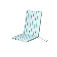 Isla Multicolour Striped High back seat cushion