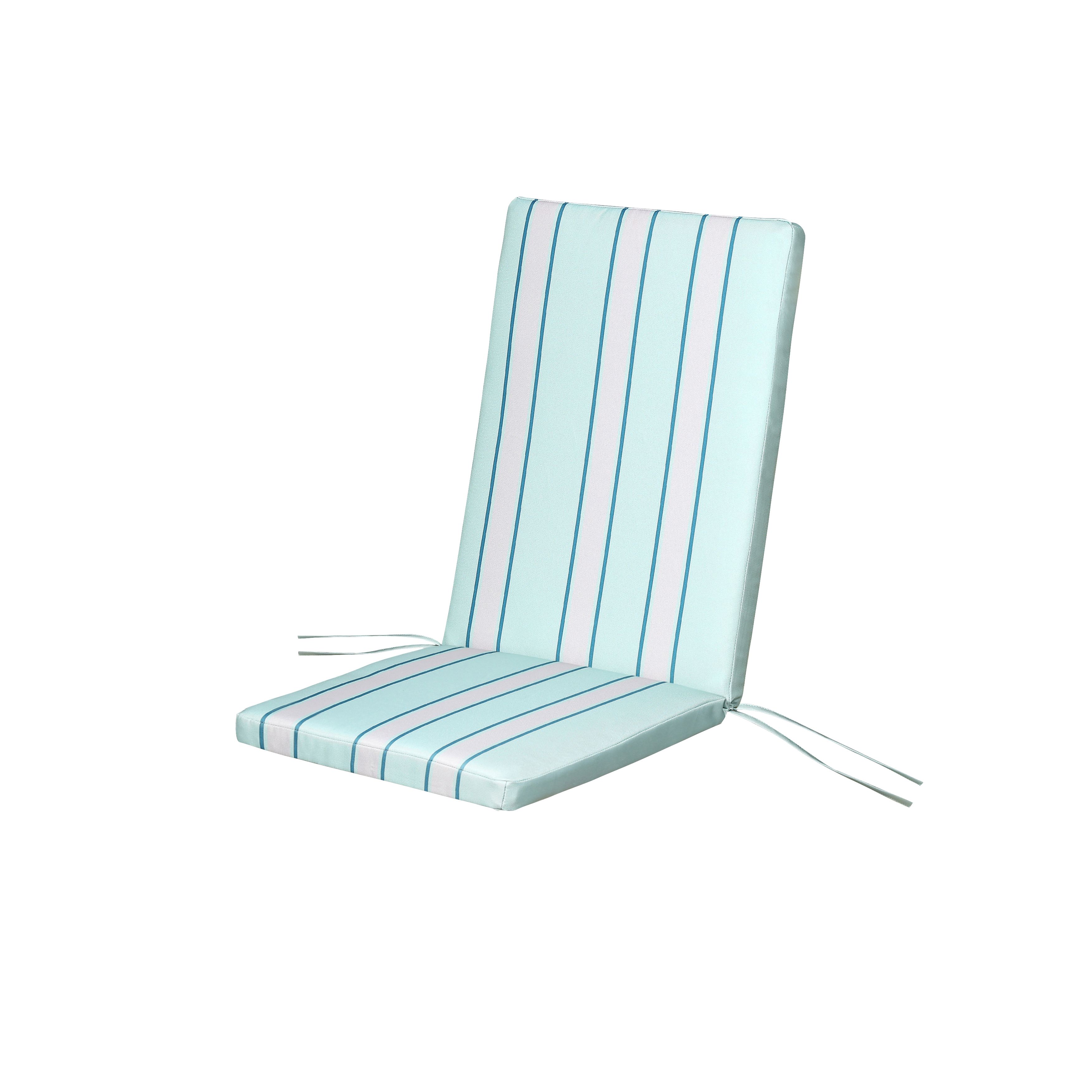 Isla Multicolour Striped High Back Seat Cushion Diy At B Q