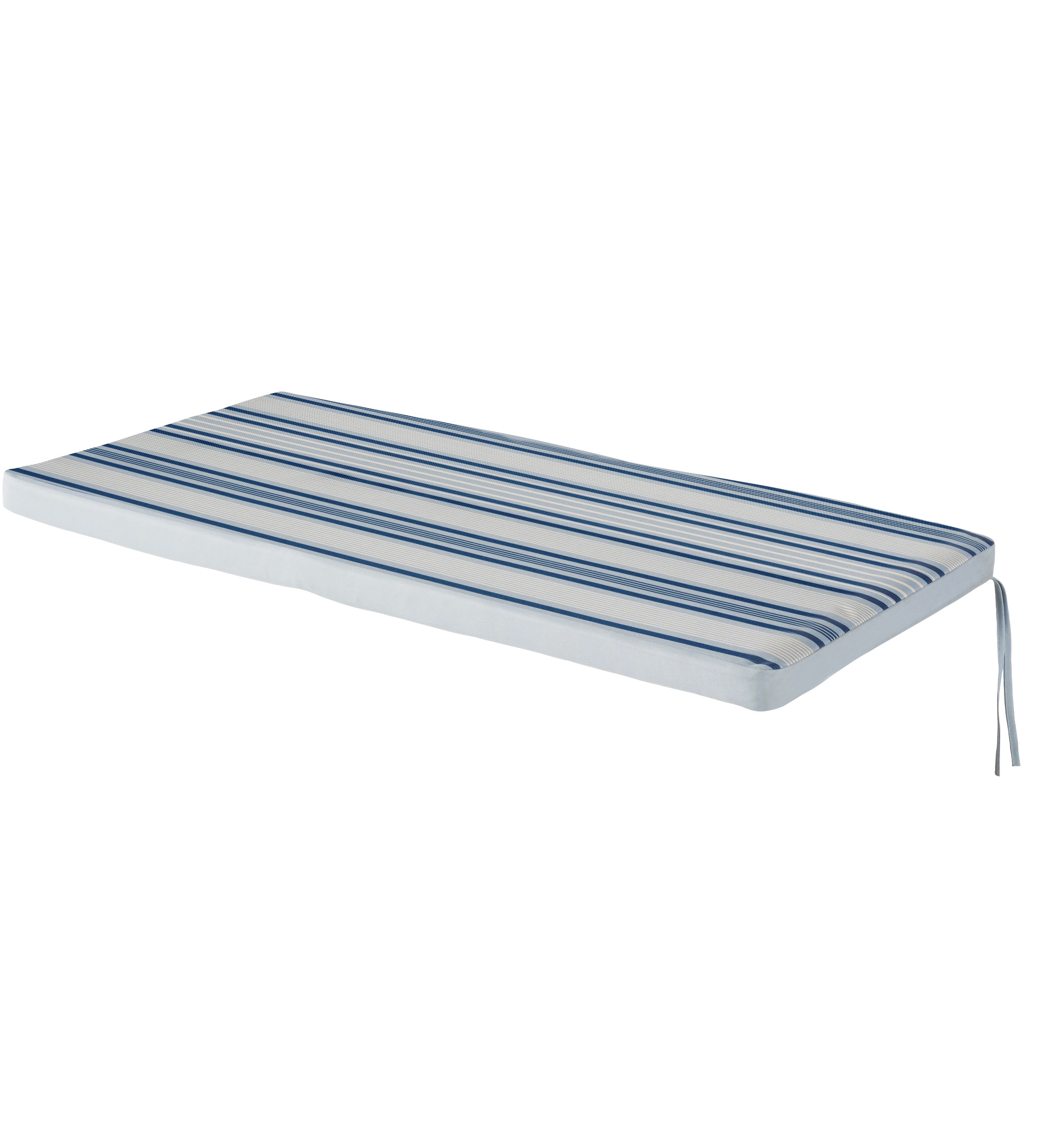 Isla Striped Blue Stripe Bench Cushion L 103 5cm X W 48cm Diy At B Q