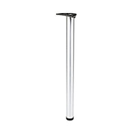 IT Kitchens 860mm Stainless steel effect Contemporary Worktop support leg