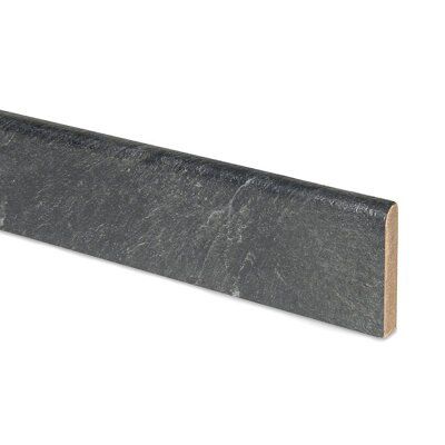 IT Kitchens Basalt slate Grey Slate effect Laminate Upstand (L)3050mm