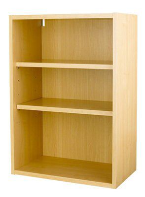 IT Kitchens Birch Veneer Shaker Birch effect Open Wall unit