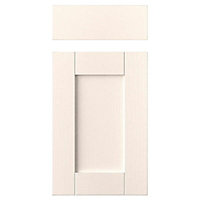 IT Kitchens Brookfield Ivory Drawerline door & drawer front, (W)400mm (H)715mm (T)18mm