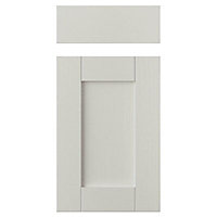 IT Kitchens Brookfield Mussel Drawerline door & drawer front, (W)400mm (H)715mm (T)18mm