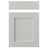 IT Kitchens Brookfield Mussel Drawerline door & drawer front, (W)500mm (H)715mm (T)18mm