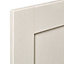 IT Kitchens Brookfield Textured Ivory Style Shaker Tall Cabinet door (W)400mm (H)895mm (T)18mm