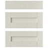 IT Kitchens Brookfield Textured Mussel Style Shaker Drawer front (W)600mm, Set of 3