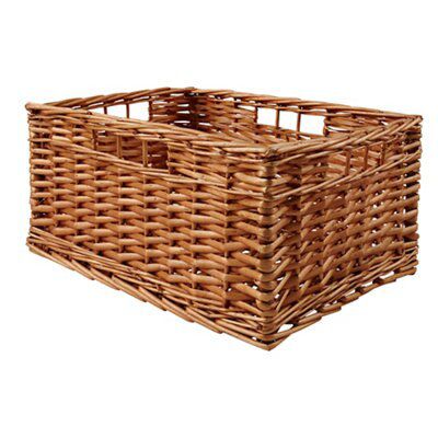 IT Kitchens Brown Wicker Storage basket H 37.5cm W 45cm DIY at B Q