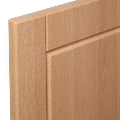 LIGHT Beech Effect Shaker Fitted kitchen cupboard cabinet doors