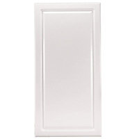 IT Kitchens Chilton Gloss White Style Fridge/Freezer Cabinet door (W)600mm (H)1197mm (T)18mm