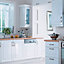 IT Kitchens Chilton Gloss White Style Fridge/Freezer Cabinet door (W)600mm