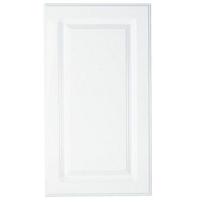 IT Kitchens Chilton Gloss White Style Standard Cabinet Door (W)400mm (H ...