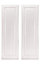 IT Kitchens Chilton Gloss White Style Wall corner Cabinet door (W)250mm (H)715mm (T)18mm, Set of 2