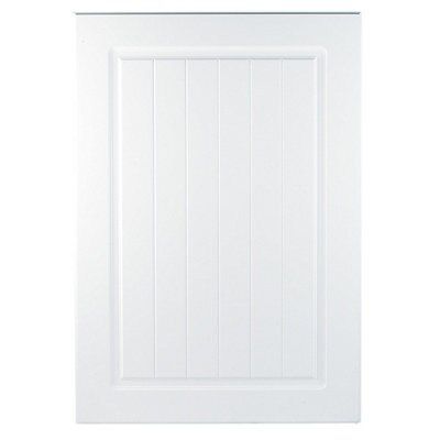 IT Kitchens Chilton White Country Style Standard Cabinet door (W)500mm (H)715mm (T)18mm