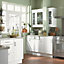 IT Kitchens Chilton White Country Style Standard Cabinet door (W)600mm (H)715mm (T)18mm