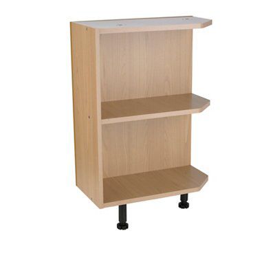 IT Kitchens Classic Chestnut Style Chestnut effect Open Base unit, (W)300mm
