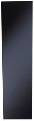 IT Kitchens Gloss Black Slab Clad on wall panel (H)790mm (W)385mm