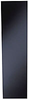 IT Kitchens Gloss Black Slab Larder Clad on panel (H)2135mm (W)620mm