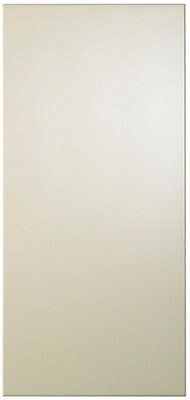 B&Q KITCHEN CABINET CLAD ON WALL PANEL CREAM GLOSS 356mm X 760mm 4978 