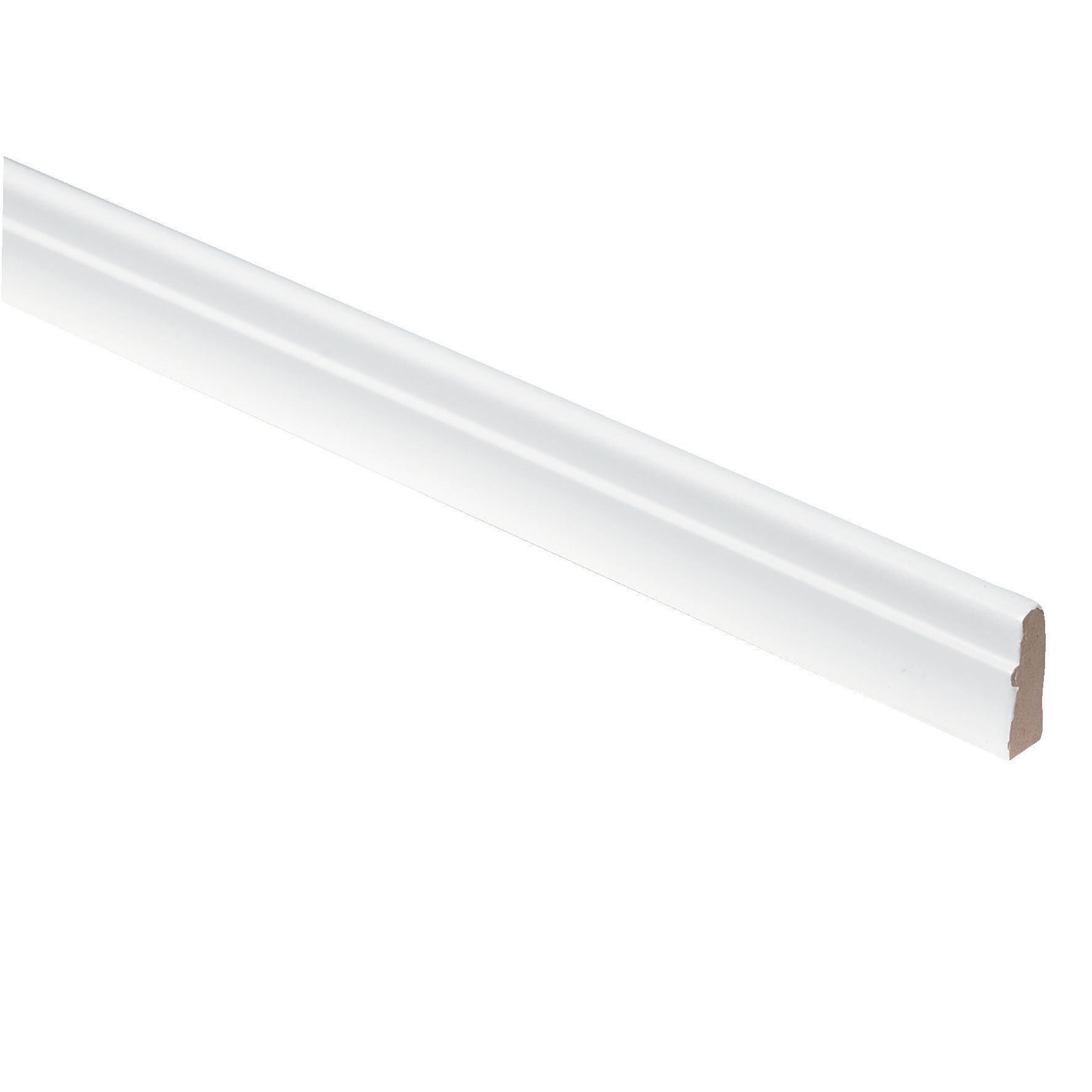 IT Kitchens Gloss White Straight Pelmet, (L)2400mm | DIY at B&Q
