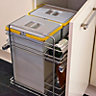 IT Kitchens Grey Integrated Pull-out bin