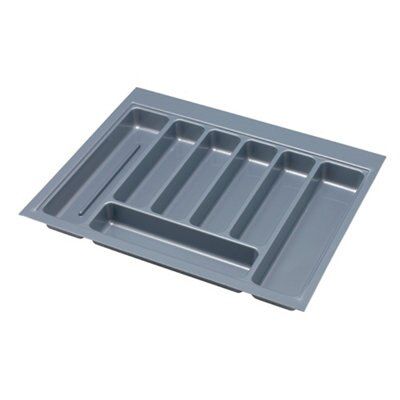 IT Kitchens Grey Plastic Utensil tray, (H)50mm (W)533mm