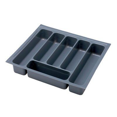 IT Kitchens Grey Plastic Utensil tray, (H)90mm (W)505mm