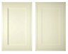IT Kitchens Holywell Ivory Style Framed Cabinet door (W)600mm, Set of 2