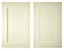 IT Kitchens Holywell Ivory Style Framed Cabinet door (W)600mm, Set of 2