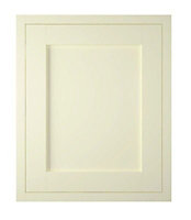 IT Kitchens Holywell Ivory Style Framed Fridge/Freezer Cabinet door (W)600mm