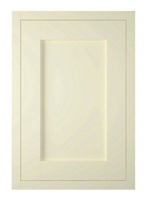 IT Kitchens Holywell Ivory Style Framed Ivory Country Standard Cabinet door W 500mm H 715mm T