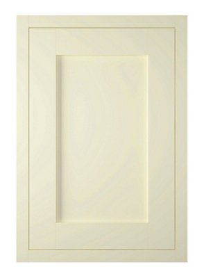 IT Kitchens Holywell Ivory Style Framed Standard Cabinet door (W)500mm (H)715mm (T)19mm