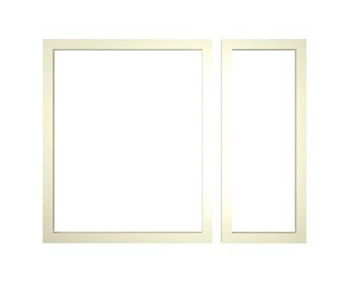 IT Kitchens Ivory Open Base unit, (W)300mm