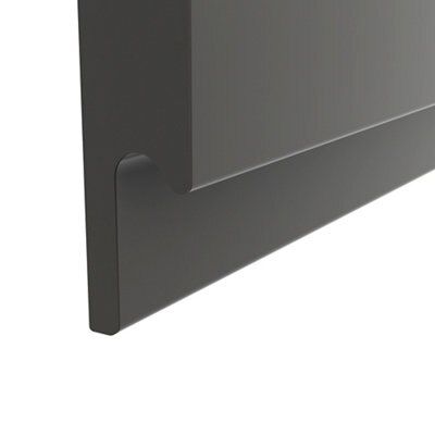 IT Kitchens Marletti Gloss anthracite Belfast sink Cabinet door (W)600mm (H)453mm (T)19mm