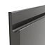 IT Kitchens Marletti Gloss anthracite Fridge/Freezer Cabinet door (W)600mm (H)1197mm (T)19mm