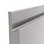IT Kitchens Marletti Gloss dove grey Bridging door & pan drawer front, (W)1000mm (H)356mm (T)19mm